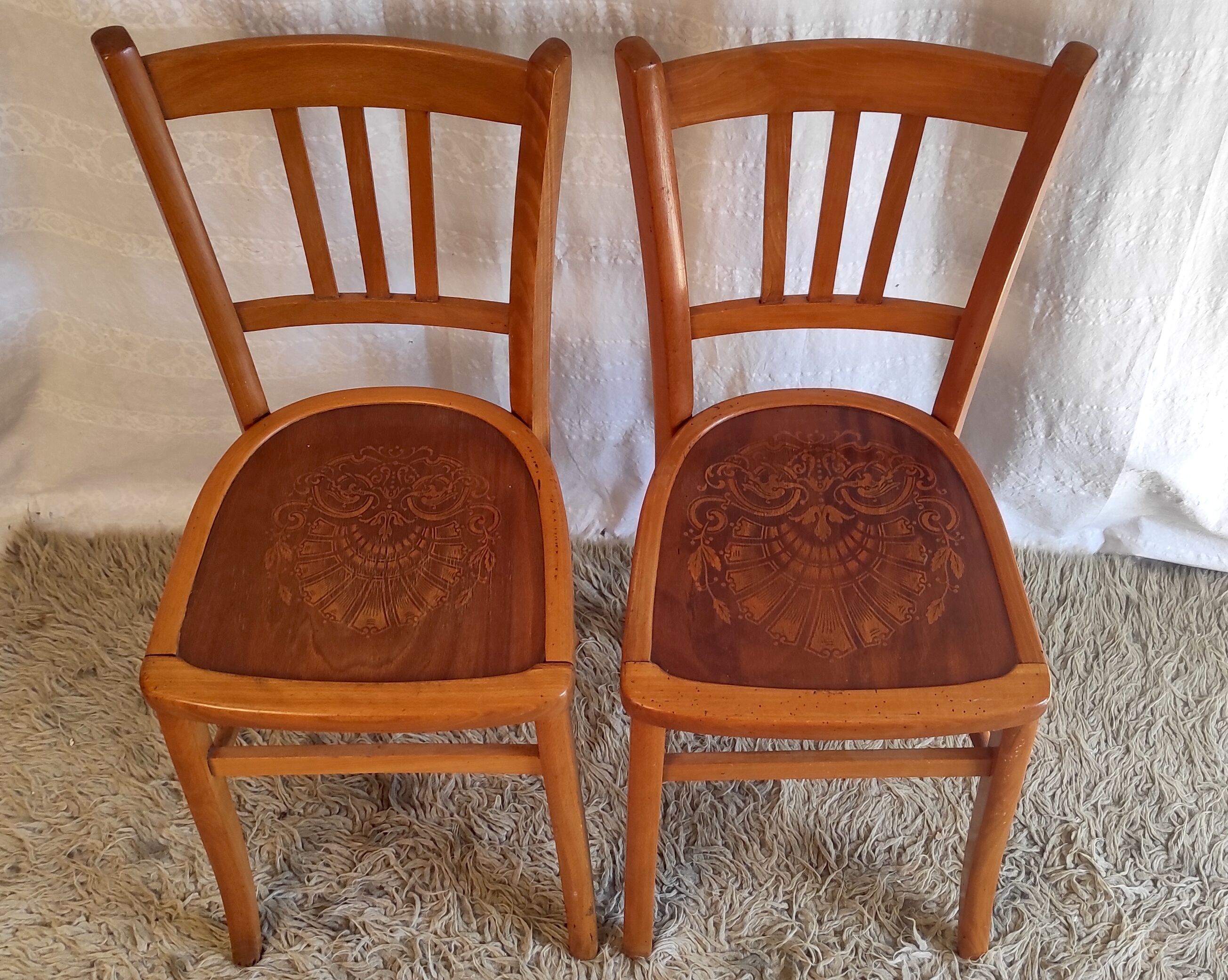 Duo of bistro chairs Luterma – 60s