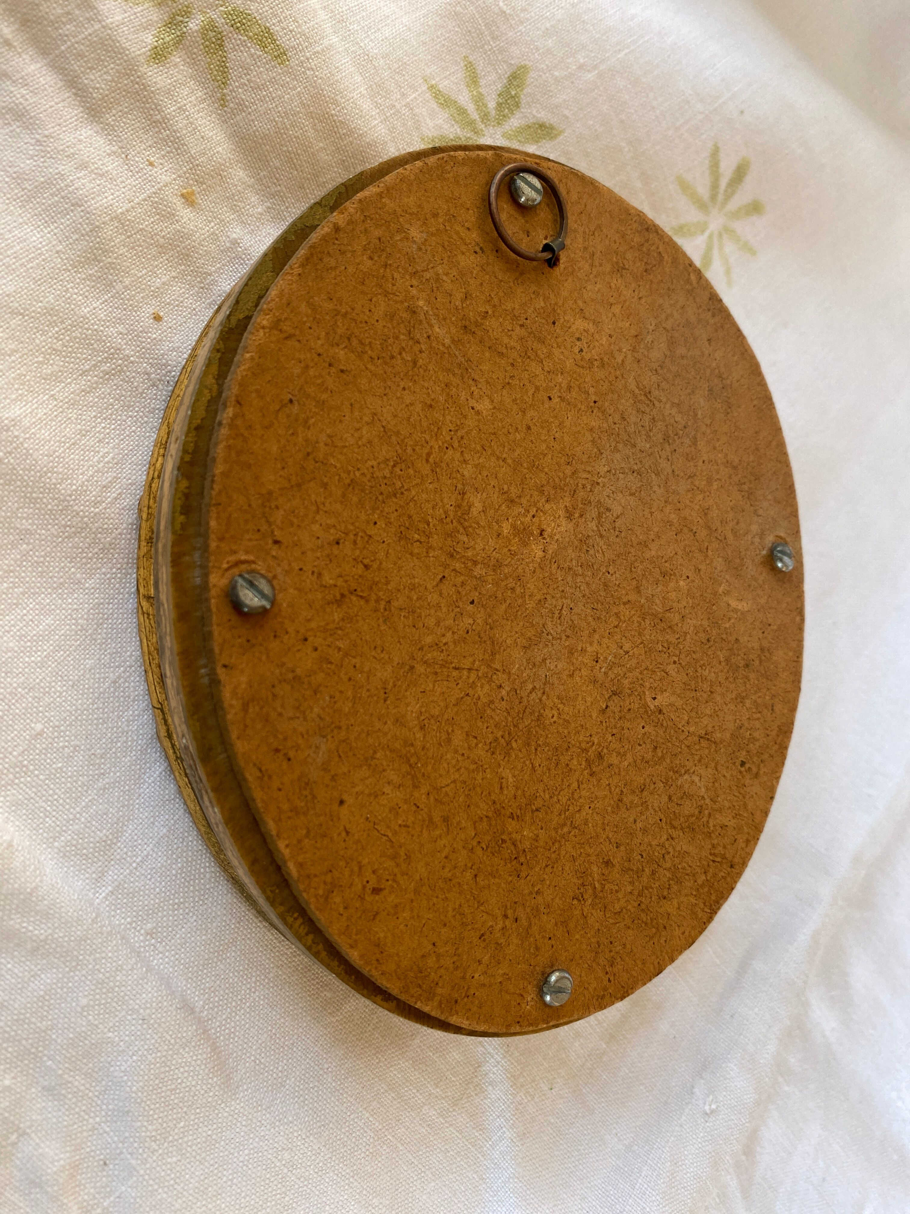 Frame with silk roses