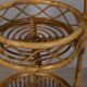 Vintage Italian Bamboo Bar Basket, 1960s