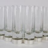 Glasses with foil silver
