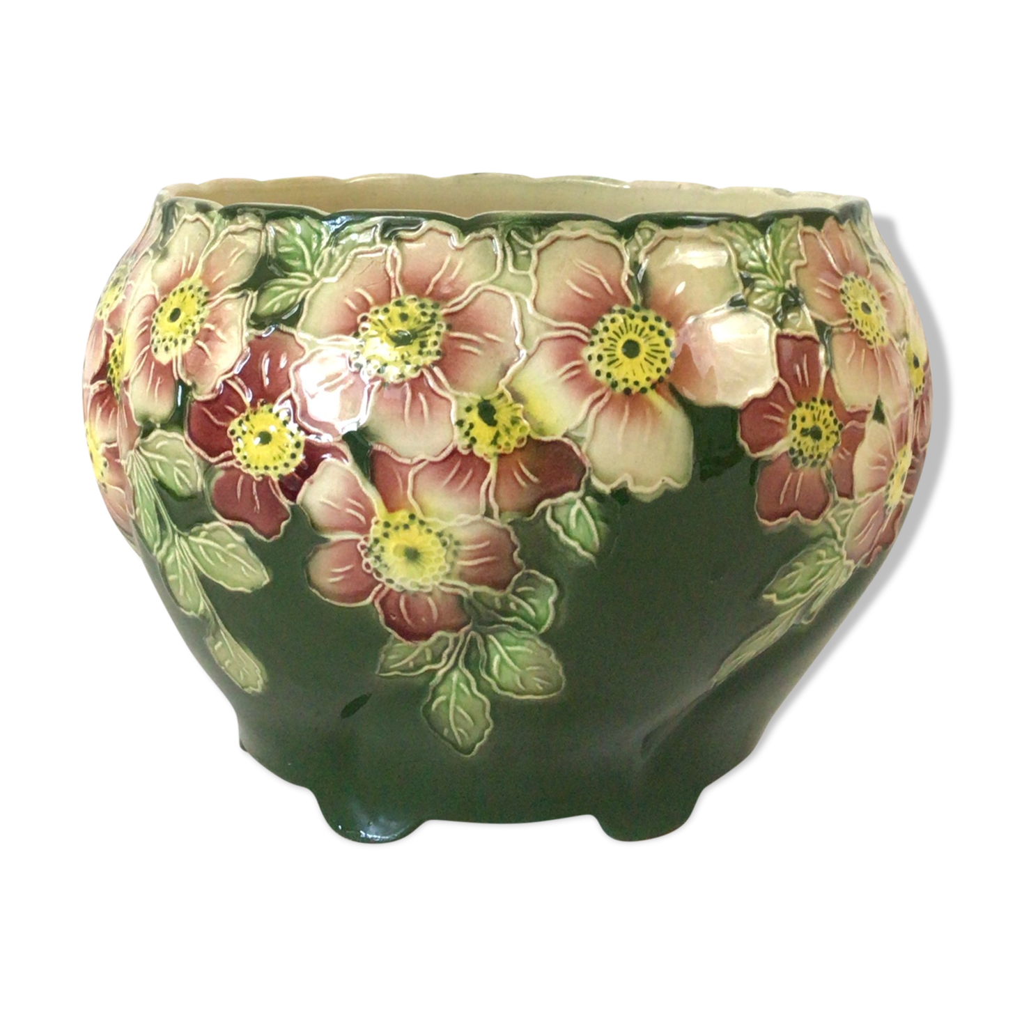 Cache pot Saint Clément 1920-1930