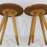 1970s Pair of Jan Kalous Side Tables for ULUV, Czechoslovakia