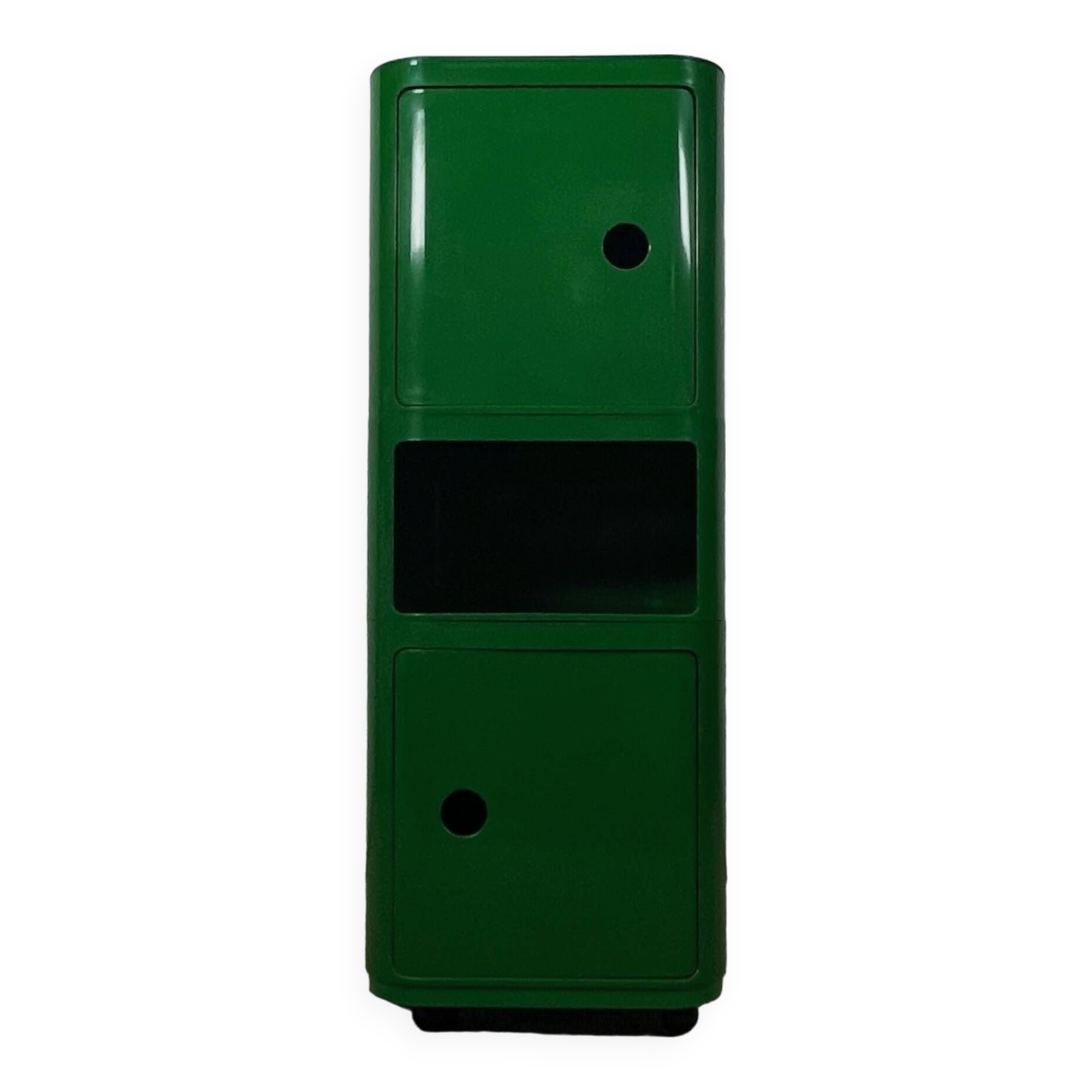 Cabinet Column in Green 'Componibili' by Anna Castelli Ferrieri for Kartell, 1960s