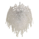 Clear “ragnatela” murano glass chandelier d60
