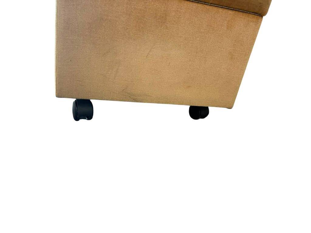 Vintage pouffe / footstool with storage space