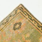 6x9 Shades Of Peach Orange Handmade Wool Oriental Turkish Rug, 180x286Cm