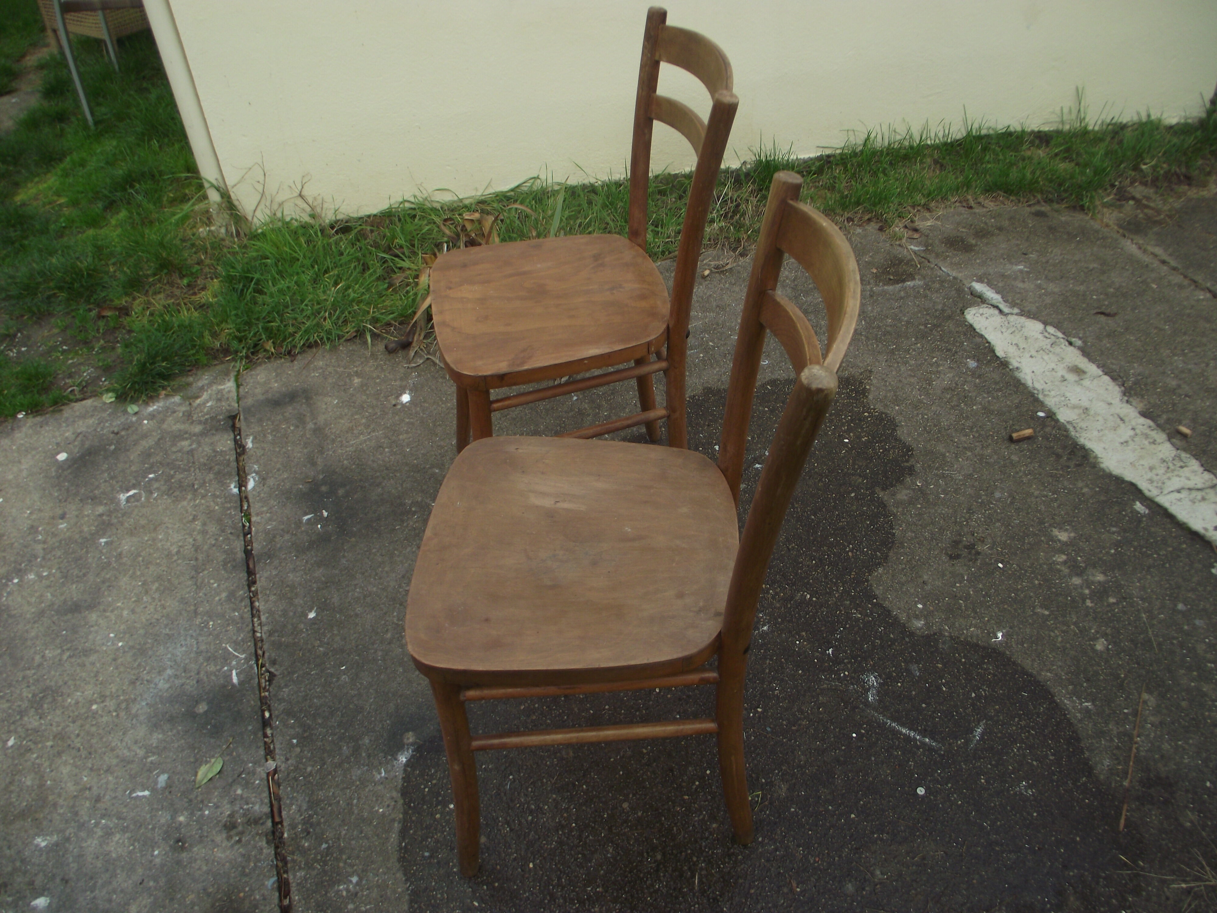 Pair of Luterma bistro chairs