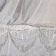 4 Verres à eau anciens - cristal Val Saint Lambert modèle Nestor taille Ham