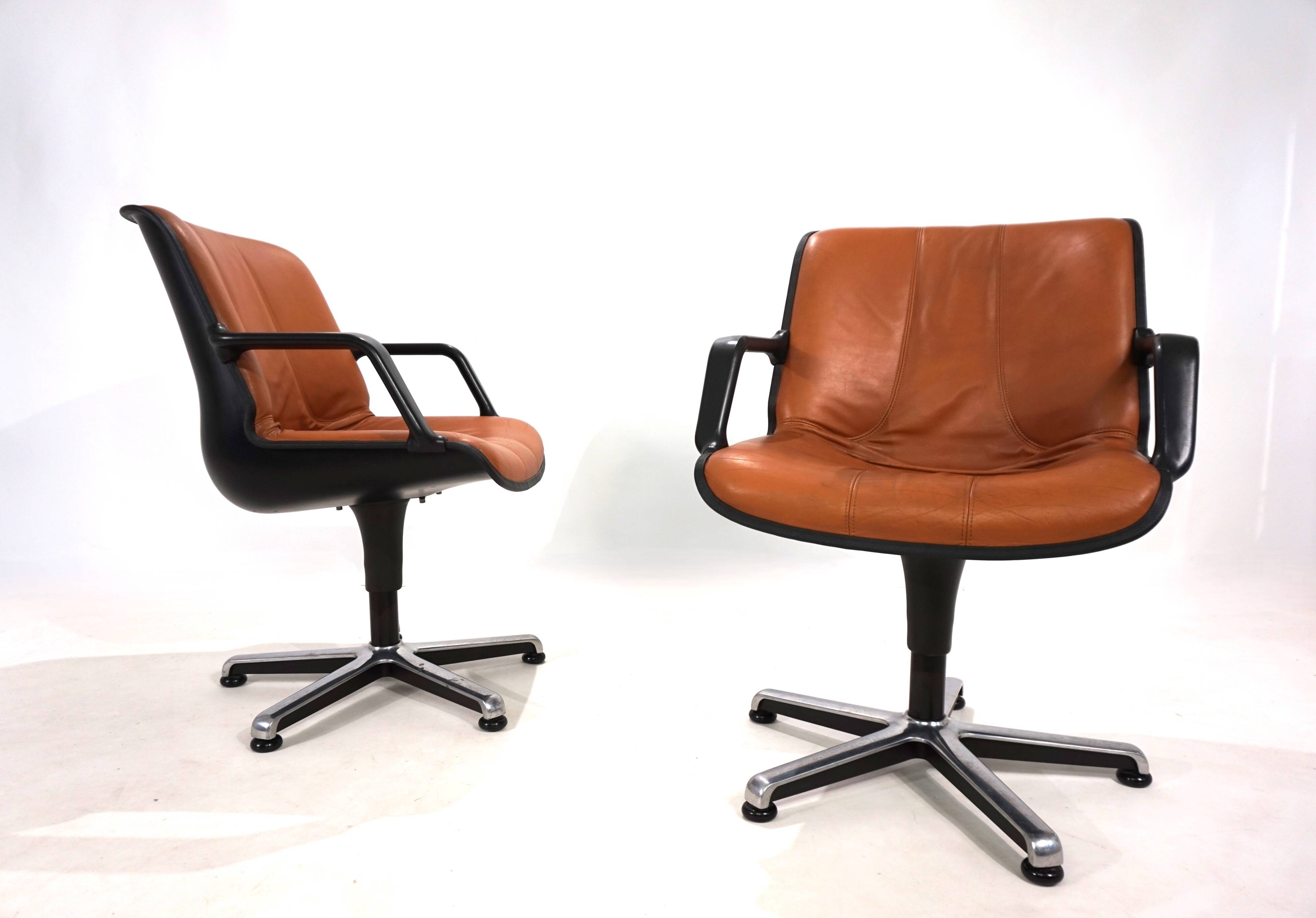 Set of two Fröscher office chairs by Burkhard Vogtherr, 1970