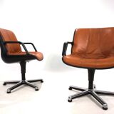 Set of two Fröscher office chairs by Burkhard Vogtherr, 1970