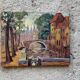 Antique painting signed Armand Lacour, 1935