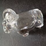 Set of 2 Vannes Crystal Pocket Emptyers, elephant and ram