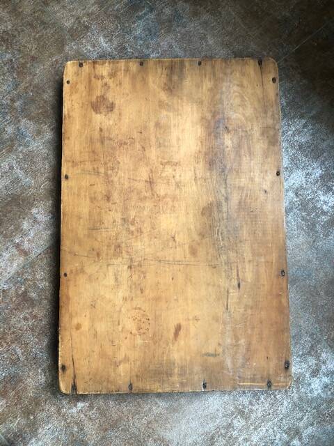 Large Art Deco wooden tray
