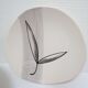 Ten Pornic design plates from the 60s, "Lotus" model