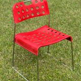 Set of 9 stacking chairs, Omstak model by Rodney Kinsman for Bieffeplast, 1960