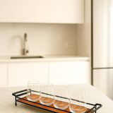 Mid-Century Modern Teak Tray: Scandinavian String Tray by NYBRO, Sweden