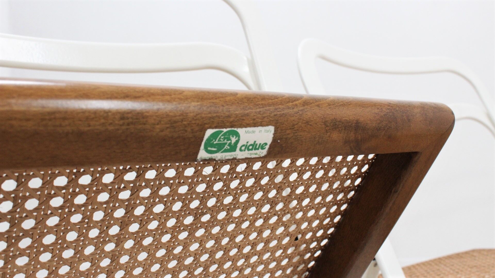 Cidue vintage folding chairs 1970s, set of 4