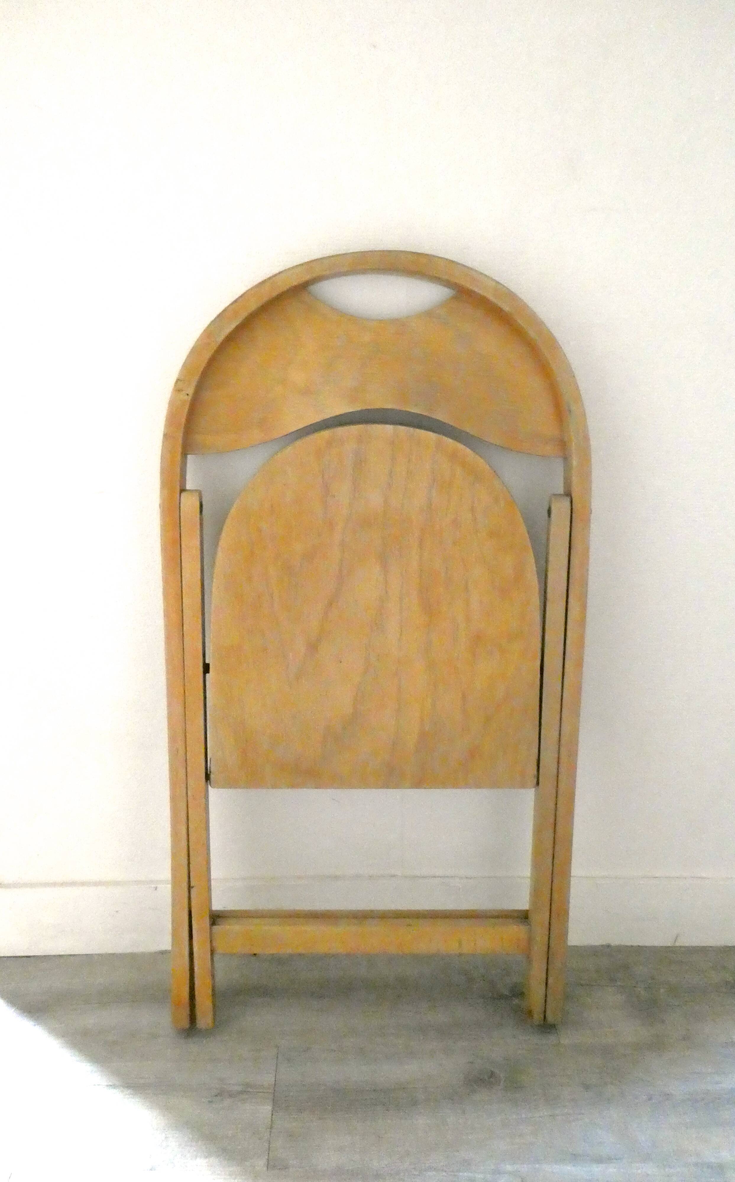 751 Bauhaus 30s folding tuna chair, in curved wood