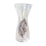 Vase with tin decoration