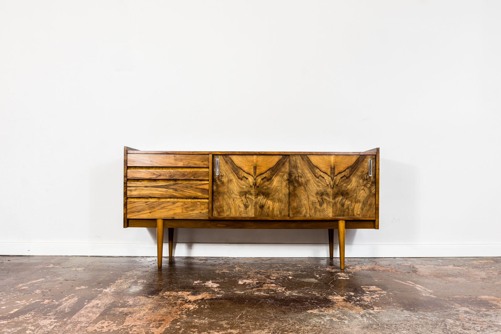 Mid-century modern walnut sideboard 1960's