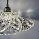 Vintage glass lampshade pendant light - tableware collection -