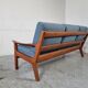 3-seater teak Scandinavian sofa by Juul Kristensen, Denmark 1970s