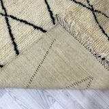 Handmade wool berber rug 280 x 160 cm