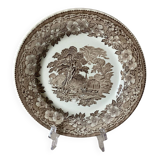 Barratts English dinner plate brown hay wagon