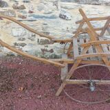 Ancienne charette en bois vintage