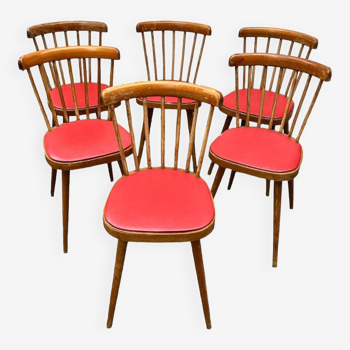 6 Vintage Baumann Chairs