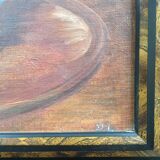 Tableau ancien coupe de fruits