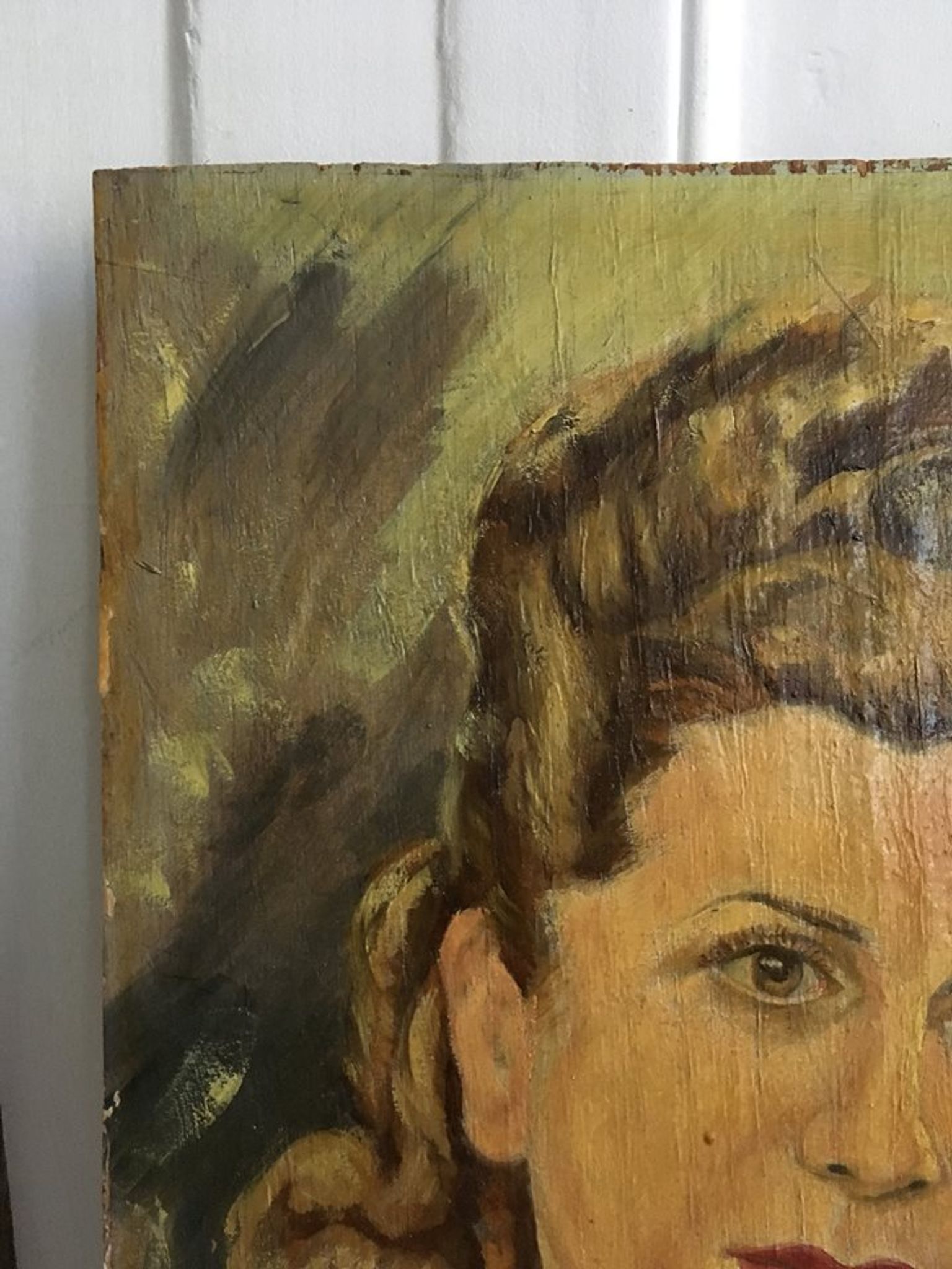 Oil portrait of a woman, 50/60's