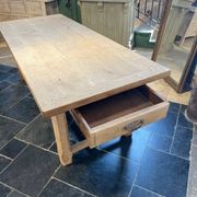 Table de ferme en chêne massif