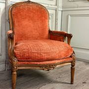 Paire de fauteuils transitions en bois sculpté, XVIIIème siècle