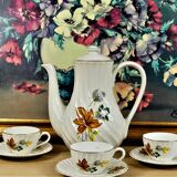 Coffee service Lunéville K.G-Coffee cups-dessert plates-Coffee maker