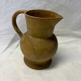 Old stoneware carafe pitcher
