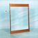 Vintage Scandinavian design mirror, MidMod mirror in teak.