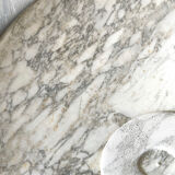 Angelo Mangiarotti white marble dining table model M1