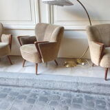 Set 1 canapé sofa scandinave 1 fauteuils Danois années 50 60