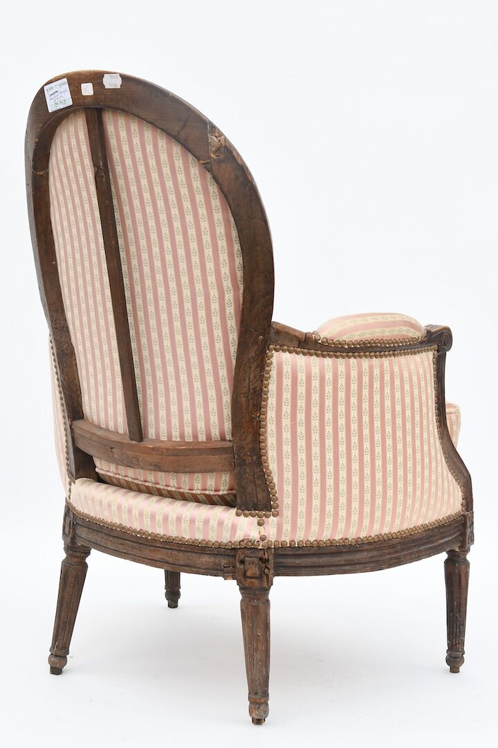 Fauteuil bergère d'époque Louis XVI