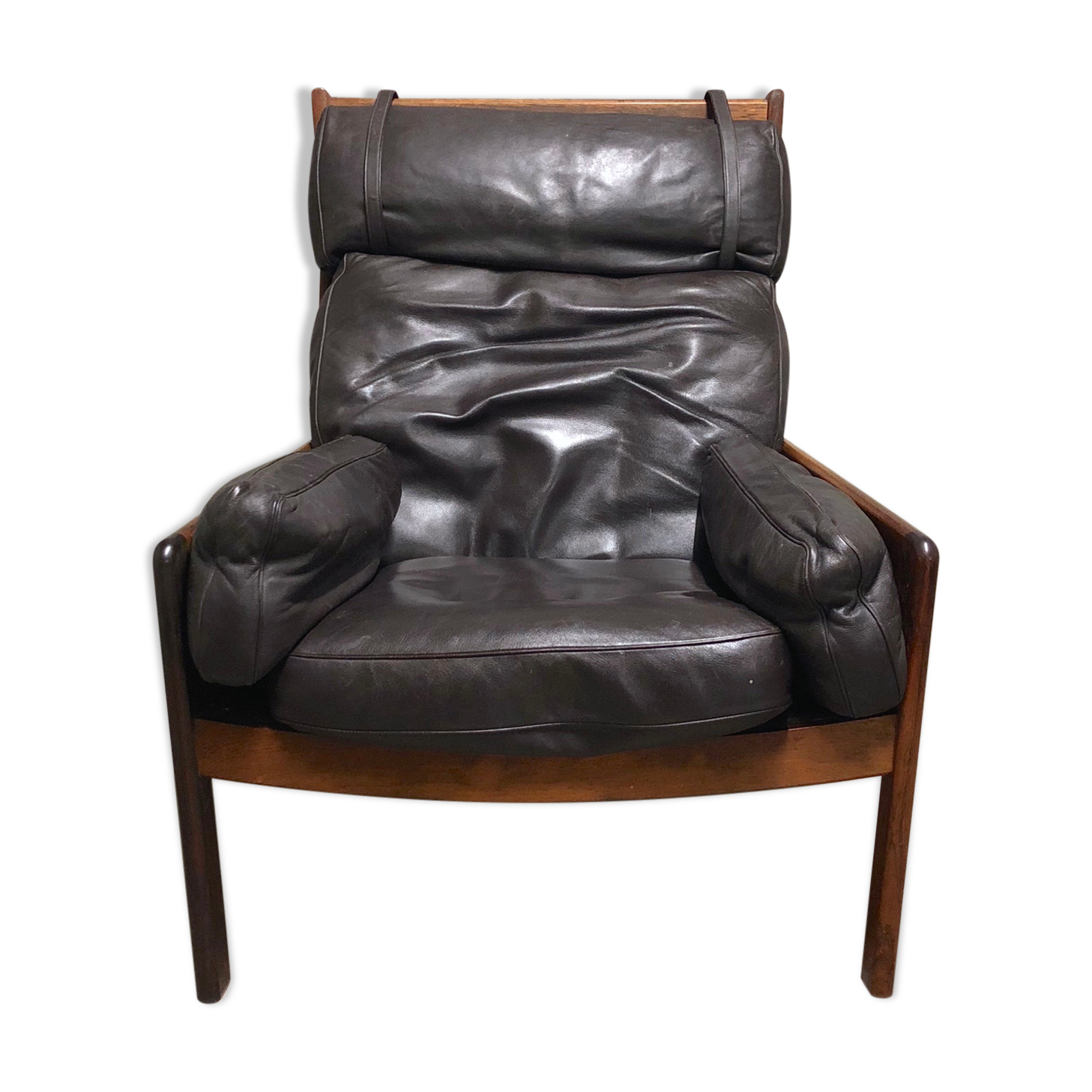 Armchair on palisander by Erik Jørgensen 1960s