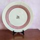 Old Gien earthenware plate