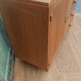 Vintage wooden buffet refurbished – 1 door and 4 drawers