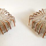 Paire de plafonniers des années 70