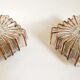 Pair of ceiling lights or wall sconces 70s