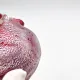 Barovier Toso Murano 1950 Ruby Red Pocket Bowl
