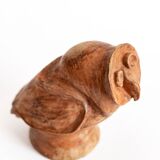 Terracotta owl, anonymous work, circa 1960s