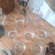 Verres à whisky et carafe striés