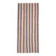 Turkish Vintage Striped Brown Blue Kilim Runner Rug 145x324