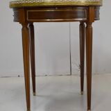 Table bouillotte en acajou, style Louis XVI – début XXe
